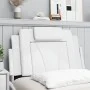 White synthetic leather padded bed headboard 90 cm by , Headboards and footboards - Ref: Foro24-374768, Price: 43,08 €, Disco...