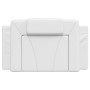 Cabecero de cama acolchado cuero sintético blanco 90 cm de , Cabeceros y pies de cama - Ref: Foro24-374768, Precio: 43,81 €, ...