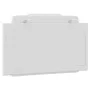 White synthetic leather padded bed headboard 90 cm by , Headboards and footboards - Ref: Foro24-374768, Price: 43,08 €, Disco...