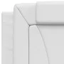 White synthetic leather padded bed headboard 90 cm by , Headboards and footboards - Ref: Foro24-374768, Price: 43,08 €, Disco...
