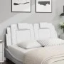 Cabecero de cama acolchado cuero sintético blanco 120 cm de , Cabeceros y pies de cama - Ref: Foro24-374782, Precio: 53,57 €,...