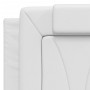 Weißes gepolstertes Bettkopfteil aus Kunstleder, 120 cm von , Kopf- und Fußteile - Ref: Foro24-374782, Preis: 54,50 €, Rabatt: %