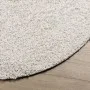 Alfombra peluda de pelo largo moderna PAMPLONA crema Ø 80 cm de , Alfombras - Ref: Foro24-375243, Precio: 20,62 €, Descuento: %