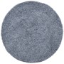 Moderner Langflor-Shaggy-Teppich PAMPLONA blau Ø 80 cm von , Teppiche - Ref: Foro24-375331, Preis: 23,30 €, Rabatt: %