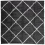 PAMPLONA moderner Langflorteppich Schwarz und Creme 120x120cm von , Teppiche - Ref: Foro24-375409, Preis: 45,71 €, Rabatt: %