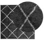 PAMPLONA moderner Langflorteppich Schwarz und Creme 120x120cm von , Teppiche - Ref: Foro24-375409, Preis: 45,71 €, Rabatt: %