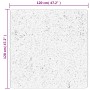PAMPLONA moderner Langflorteppich Schwarz und Creme 120x120cm von , Teppiche - Ref: Foro24-375409, Preis: 49,42 €, Rabatt: %