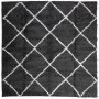 PAMPLONA moderner Langflorteppich Schwarz und Creme 240x240cm von , Teppiche - Ref: Foro24-375416, Preis: 97,71 €, Rabatt: %