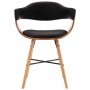 Esszimmerstühle 2 Stk. Kunstleder und gebogenes Holz schwarz von vidaXL, Essstühle - Ref: Foro24-283137, Preis: 208,77 €, Rab...
