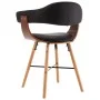 Esszimmerstühle 2 Stk. Kunstleder und gebogenes Holz schwarz von vidaXL, Essstühle - Ref: Foro24-283137, Preis: 216,36 €, Rab...