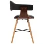 Dining chairs 2 units synthetic leather and curved black wood by vidaXL, dining chairs - Ref: Foro24-283137, Price: 216,36 €,...