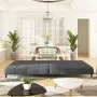 Dunkelgraues 2-Sitzer-Schlafsofa aus Samt von , Sofas - Ref: Foro24-375875, Preis: 257,40 €, Rabatt: %