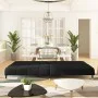2-Sitzer-Schlafsofa aus schwarzem Samt von , Sofas - Ref: Foro24-375880, Preis: 252,64 €, Rabatt: %