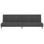 Dark gray velvet 2-seater sofa bed by , Sofas - Ref: Foro24-375875, Price: 260,78 €, Discount: %