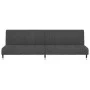Dunkelgraues 2-Sitzer-Schlafsofa aus Samt von , Sofas - Ref: Foro24-375875, Preis: 257,40 €, Rabatt: %
