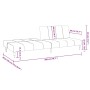 Sofá cama de 2 plazas terciopelo negro de , Sofás - Ref: Foro24-375880, Precio: 257,74 €, Descuento: %