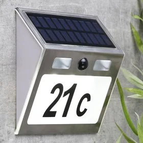HI Número de casa con luz LED solar plateado by HI, Numbers and letters for houses - Ref: Foro24-435303, Price: 25,81 €, Disc...