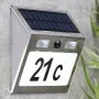 HI Número de casa con luz LED solar plateado by HI, Numbers and letters for houses - Ref: Foro24-435303, Price: 25,81 €, Disc...