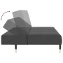 Dunkelgraues 2-Sitzer-Schlafsofa aus Samt von , Sofas - Ref: Foro24-375875, Preis: 257,40 €, Rabatt: %