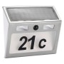 HI Número de casa con luz LED solar plateado by HI, Numbers and letters for houses - Ref: Foro24-435303, Price: 25,80 €, Disc...