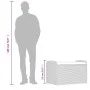 Storage bench with gray synthetic rattan cushion 80x51x52 cm by , garden benches - Ref: Foro24-365731, Price: 134,42 €, Disco...