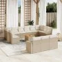 14-piece garden sofa set with beige synthetic rattan cushions by , Modular outdoor sofas - Ref: Foro24-3224364, Price: 951,71...