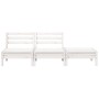 3-seater garden sofa in solid white pine wood by , Modular outdoor sofas - Ref: Foro24-838034, Price: 126,76 €, Discount: %