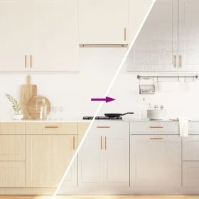Silver PET self-adhesive furniture stickers 90x500 cm by , Decorative vinyls - Ref: Foro24-3206490, Price: 24,10 €, Discount: %