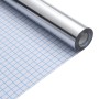 Silberne selbstklebende Möbelaufkleber aus PET, 90 x 500 cm von , Dekorative Vinyls - Ref: Foro24-3206490, Preis: 24,50 €, Ra...