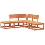 Garden sofa set 5 pieces solid pine wood wax brown by , Garden sets - Ref: Foro24-3216957, Price: 387,51 €, Discount: %