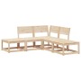 Gartensofa-Set 5-teilig aus massivem Kiefernholz von , Gartensets - Ref: Foro24-3216955, Preis: 295,09 €, Rabatt: %