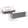 9-teiliges Gartensofa-Set mit beigen synthetischen Rattankissen von , Gartensets - Ref: Foro24-3259902, Preis: 645,29 €, Raba...