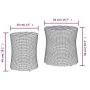 Garden side tables 2 pieces gray rattan wooden surface by , Garden tables - Ref: Foro24-366289, Price: 150,33 €, Discount: %