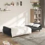2-Sitzer-Schlafsofa aus schwarzem Kunstleder von , Sofas - Ref: Foro24-375951, Preis: 263,99 €, Rabatt: %