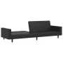 2-Sitzer-Schlafsofa aus schwarzem Kunstleder von , Sofas - Ref: Foro24-375951, Preis: 263,99 €, Rabatt: %