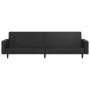 2-Sitzer-Schlafsofa aus schwarzem Kunstleder von , Sofas - Ref: Foro24-375951, Preis: 263,99 €, Rabatt: %