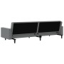 2-Sitzer-Schlafsofa aus grauem Kunstleder von , Sofas - Ref: Foro24-375953, Preis: 271,23 €, Rabatt: %