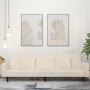 2-seater sofa bed with two cream velvet pillows by , Sofas - Ref: Foro24-375823, Price: 281,89 €, Discount: %