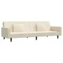 2-seater sofa bed with two cream velvet pillows by , Sofas - Ref: Foro24-375823, Price: 277,03 €, Discount: %