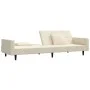 2-seater sofa bed with two cream velvet pillows by , Sofas - Ref: Foro24-375823, Price: 277,03 €, Discount: %