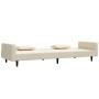 2-Sitzer-Schlafsofa mit zwei cremefarbenen Samtkissen von , Sofas - Ref: Foro24-375823, Preis: 281,89 €, Rabatt: %