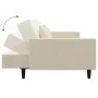 2-seater sofa bed with two cream velvet pillows by , Sofas - Ref: Foro24-375823, Price: 277,03 €, Discount: %
