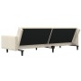 2-seater sofa bed with two cream velvet pillows by , Sofas - Ref: Foro24-375823, Price: 281,89 €, Discount: %