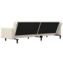 2-seater sofa bed with two cream velvet pillows by , Sofas - Ref: Foro24-375823, Price: 277,03 €, Discount: %