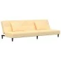 2-Sitzer-Schlafsofa mit zwei cremefarbenen Samtkissen von , Sofas - Ref: Foro24-375814, Preis: 244,42 €, Rabatt: %
