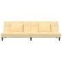 2-Sitzer-Schlafsofa mit zwei cremefarbenen Samtkissen von , Sofas - Ref: Foro24-375814, Preis: 244,42 €, Rabatt: %