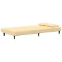 2-Sitzer-Schlafsofa mit zwei cremefarbenen Samtkissen von , Sofas - Ref: Foro24-375814, Preis: 244,42 €, Rabatt: %