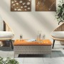 Gartentisch aus Rattan und grauem Akazienholz, 70 x 70 x 25 cm von , Gartentische - Ref: Foro24-3281630, Preis: 71,35 €, Raba...