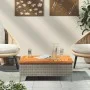 Gartentisch aus Rattan und grauem Akazienholz, 70 x 70 x 25 cm von , Gartentische - Ref: Foro24-3281630, Preis: 74,17 €, Raba...