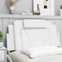 White synthetic leather padded bed headboard 100 cm by , Headboards and footboards - Ref: Foro24-374775, Price: 49,50 €, Disc...